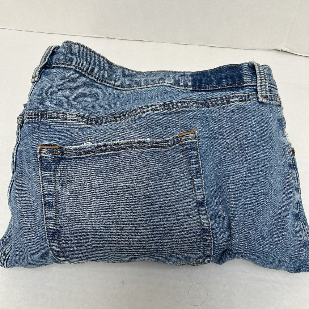 Abercrombie & Fitch Curve Love Ankle Straight Ultra Hi-Rise Jeans Size 37/24Long